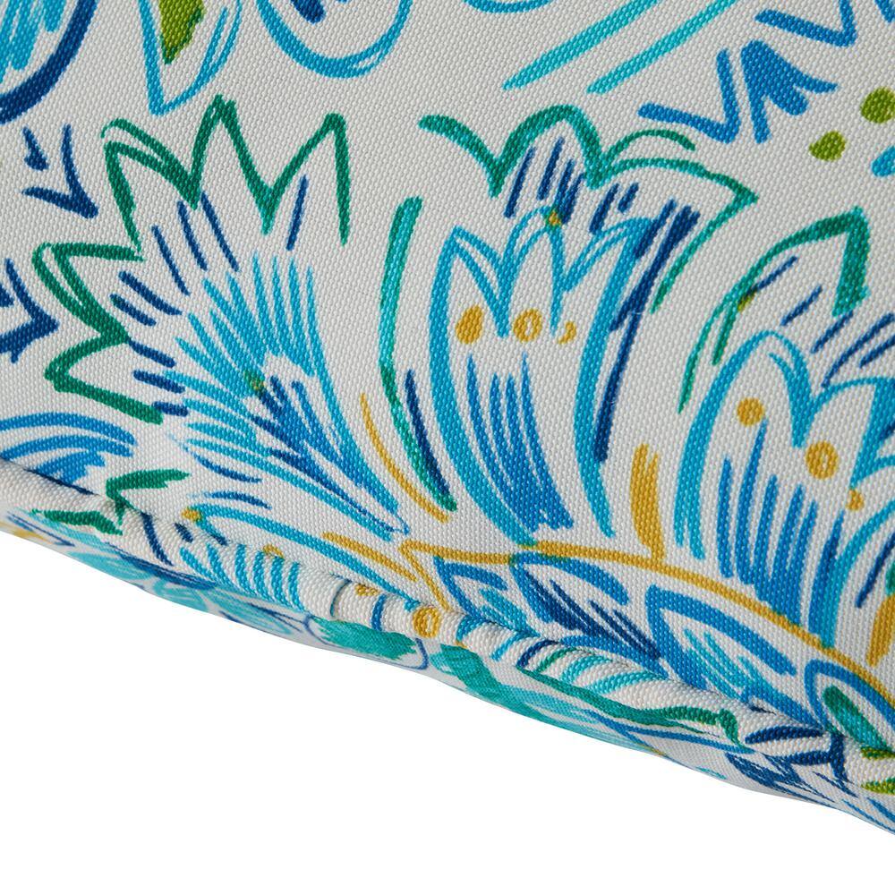 Baltic Paisley 24" x 24" Deep Seat Cushion Set with Polyester Fabric