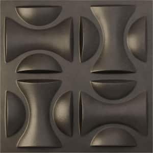 19 5/8 in. x 19 5/8 in. York EnduraWall Decorative 3D Wall Panel, Weathered Steel (Covers 2.67 Sq. Ft.)