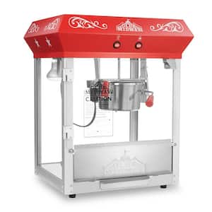 640 W 6 oz. Red Bar Style Popcorn Machine