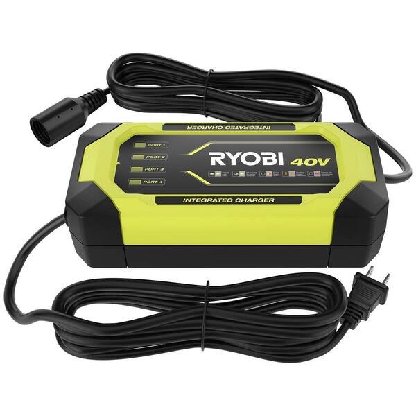 RYOBI 40-Volt Integrated Rapid Charger 