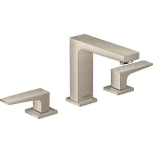 Metropol 8 in. Widespread 2-Handle Bathroom Faucet in Brushed Nickel