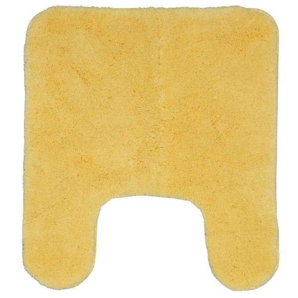 Mohawk Home Lila 21 in. x 24 in. Contour Golden Haze Bath Rug-DISCONTINUED