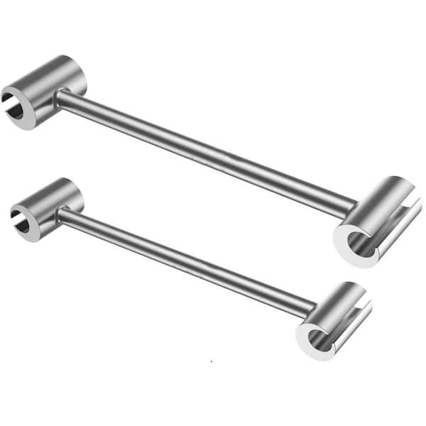 Heavy-Duty Hinges Gap Adjusting Wrench-Double-Ended Door Hinge Repair Tool (2-Pack) for Standard Round Bolts