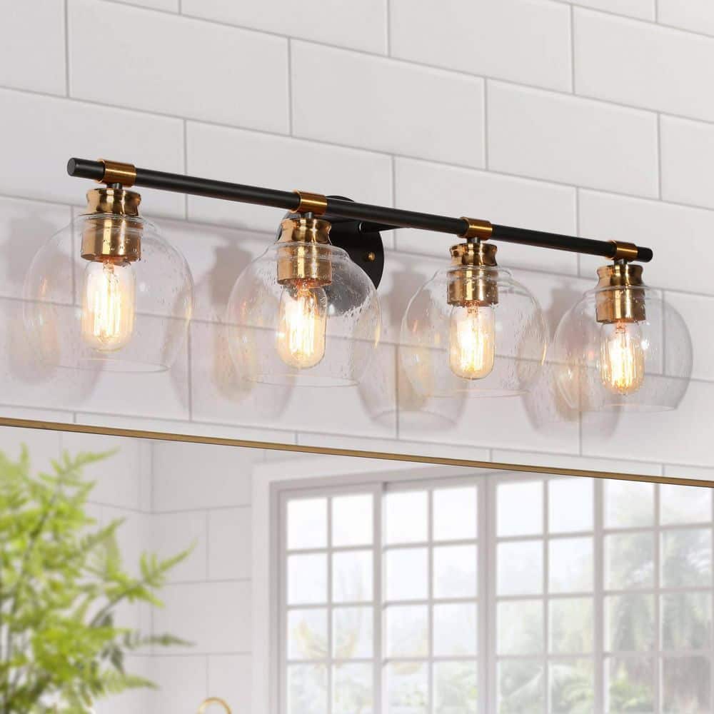 DVD-R仕様　大阪☆春夏秋冬 ETERNAL TOUR 2021 Zevni 30 in. 4-Light Brass Modern Bathroom Vanity Light