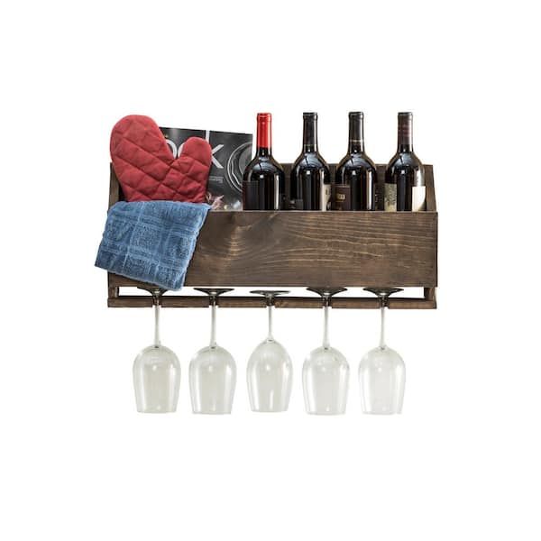 Del Hutson Designs Le Luxe Wine Rack, Dark
