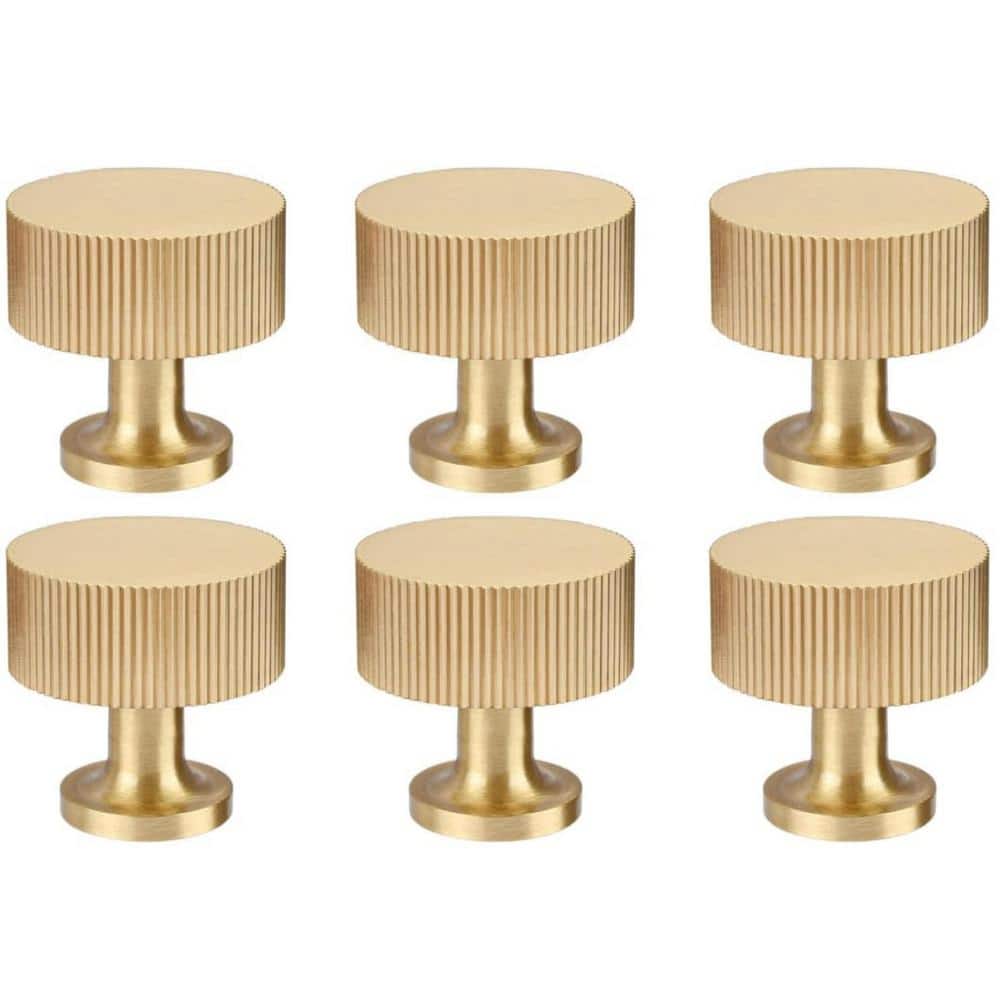 Brass Gear Home Mute 美品 Brushed Brass Bonnet Bell Knob Guitar Amp Pedal Volume Tone
