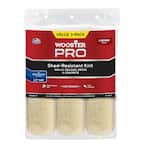 9 in. x 1/2 in. Pro Surpass Shed-Resistant Knit High-Density Fabric Roller Cover (3-Pack)