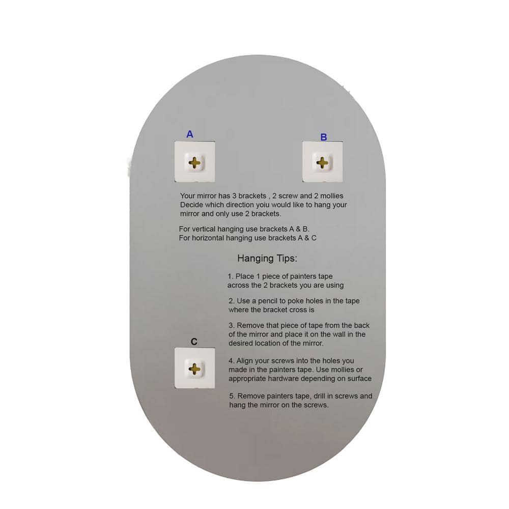 Khloe Frameless Rectangular Vanity Mirror with Beveled Edges