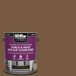 1 gal. #290F-7 Wooden Cabin Textured Low-Lustre Enamel Interior/Exterior Porch and Patio Anti-Slip Floor Paint