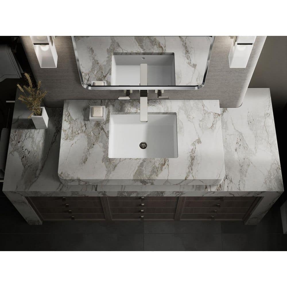 Polished Chrome 45" x 30" Rectangular Bathroom Vanity Mirror