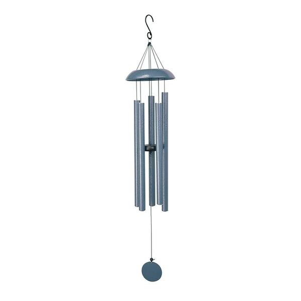 RCS Gifts 51 in. Metal Chime Tuned Steel Blue 10594 The Home Depot