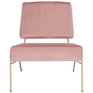 Romilly Pink/Gold Upholstered Accent Chairs
