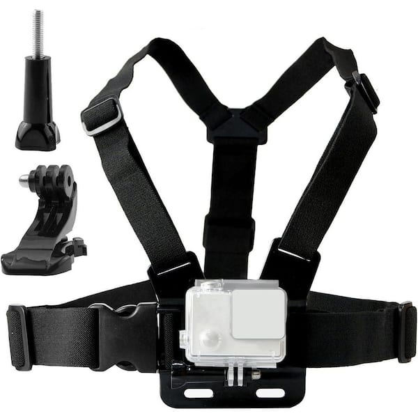 OBJLGEV Adjustable Chest Strap With J-Hook for Action Cams