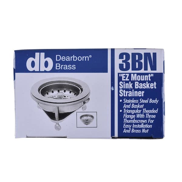 Oatey 4204-14-3 Dearborn Replacement Basket for #14 Sink Basket Strainer (Stainless Steel) 