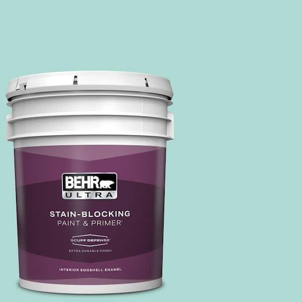 BEHR ULTRA 5 gal. #M450-3 Wave Top Extra Durable Eggshell Enamel Interior Paint & Primer