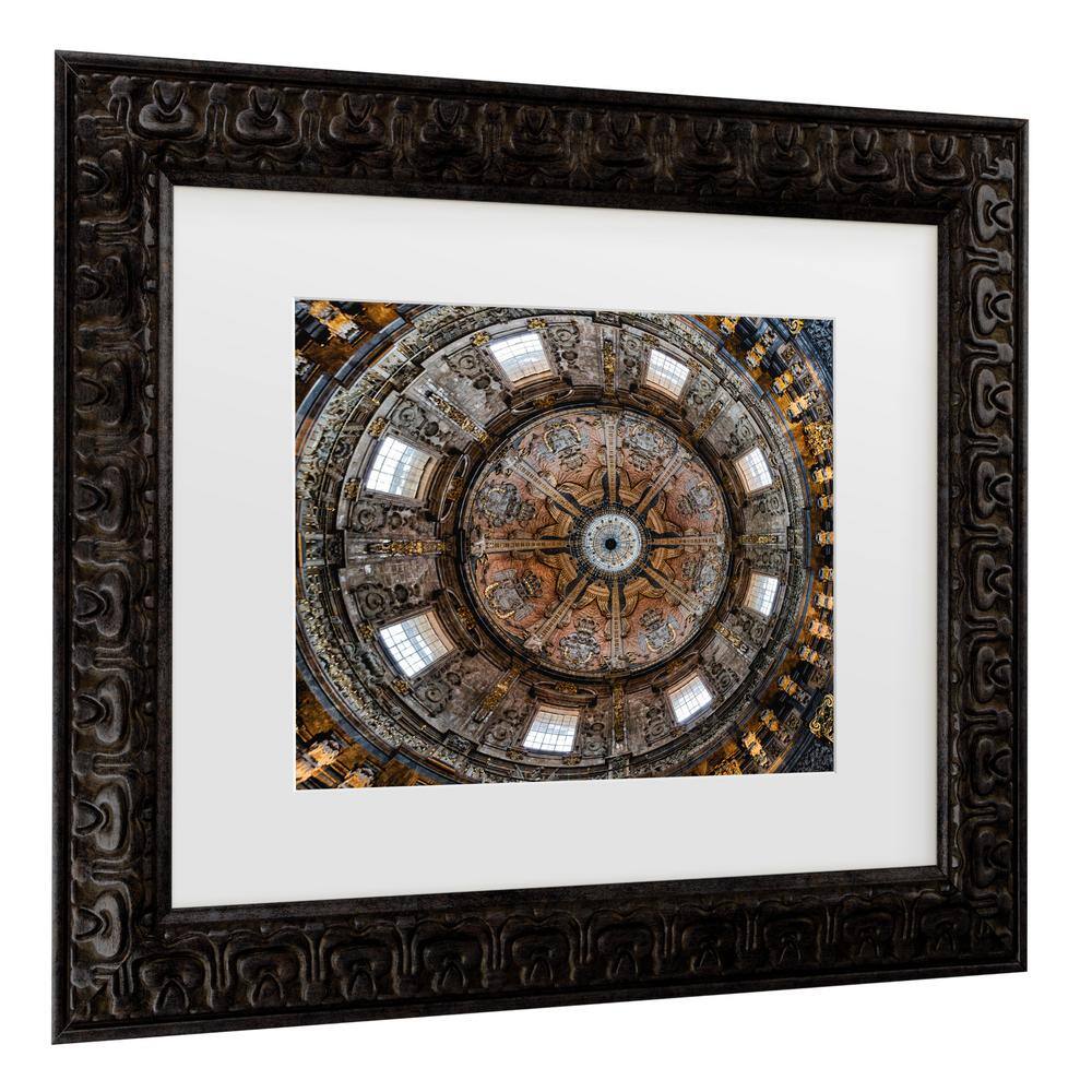 Jois Domont Dark Gold Framed Canvas Cathedral Dome Art Print