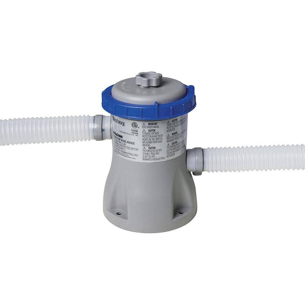 Bestway 12ft Blue Inflatable Above Ground Pool with Filter Pump