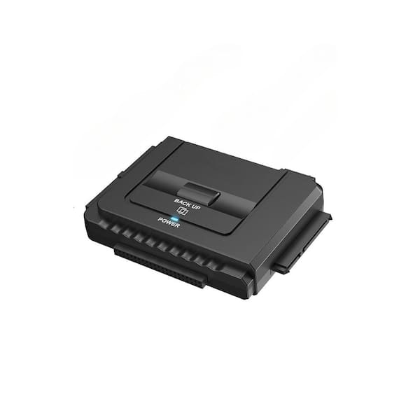 EKIEUDL USB 3.0 Converter External Hard Drive Adapter Kit for Universal 2.5/3.5 HDD/SSD Hard Drive Disk with 12V/2A Power Cable