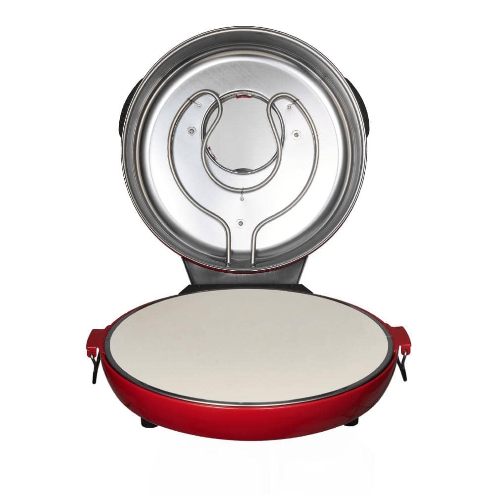 "14"" Electric Pizza Oven, 1600W, Cordierite Stone, 5 Temp Modes, Viewing Window, Heats to 698°F" price history on PriceWatchPro