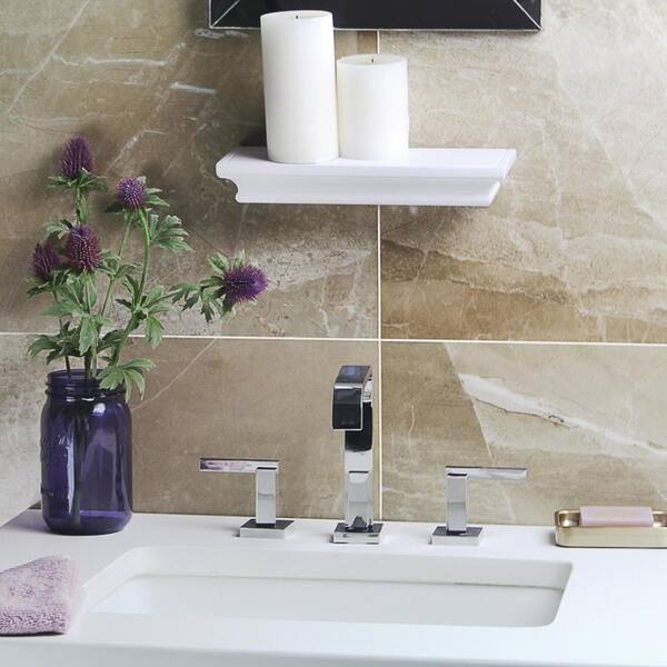 Ivy Hill Tile Jammu Taupe 15 In X 30 In X 10mm Polished Porcelain Floor And Wall Tile 6 Pieces 18 16 Sq Ft Box Ext3rd100740 The Home Depot