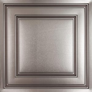 Oxford Faux Tin 2 ft. x 2 ft. Lay-in Ceiling Panel (Case of 6)