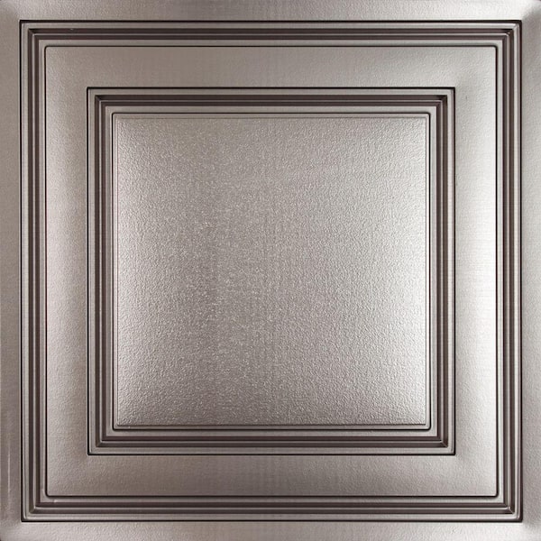 Ceilume Oxford Faux Tin 2 ft. x 2 ft. Lay-in Ceiling Panel (Case of 6)
