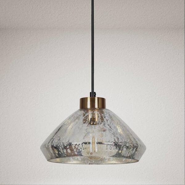 mercury glass shade for pendant light