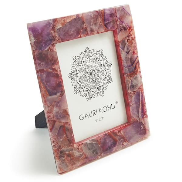 GAURI KOHLI Cherish Purple Amethyst Picture Frame 5 in. x 7 in.