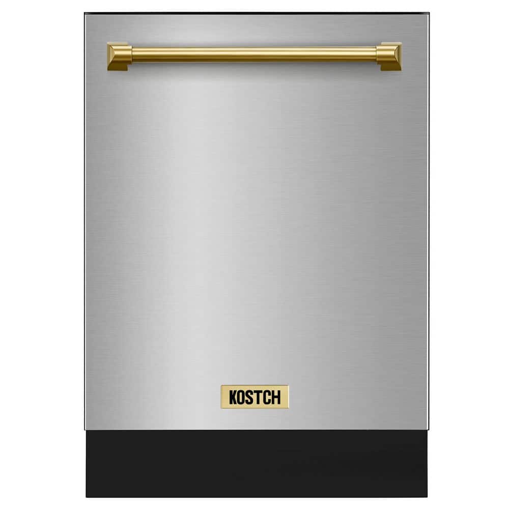 24 in. Top Control Built-In Tall Tub Dishwasher with Third Rack, Auto Open, 45 dBA, ENERGY STAR, SS w/ Bronze Handle price history on PriceWatchPro