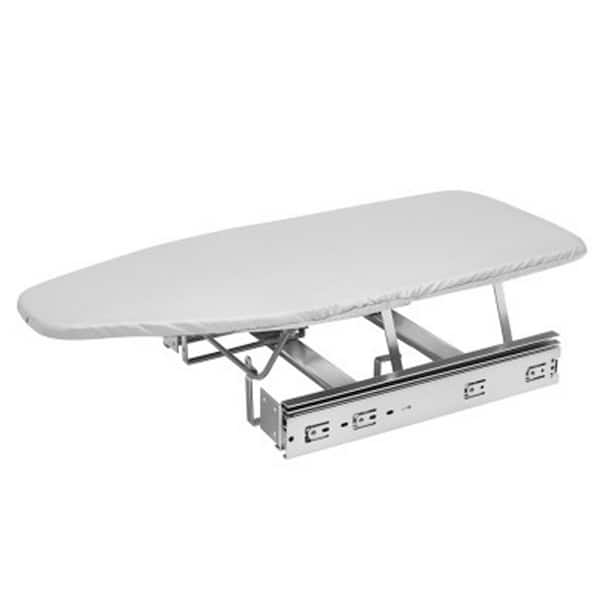 Rev-A-Shelf Gray Non-Electric Metal Fold Out Swivel Ironing Board