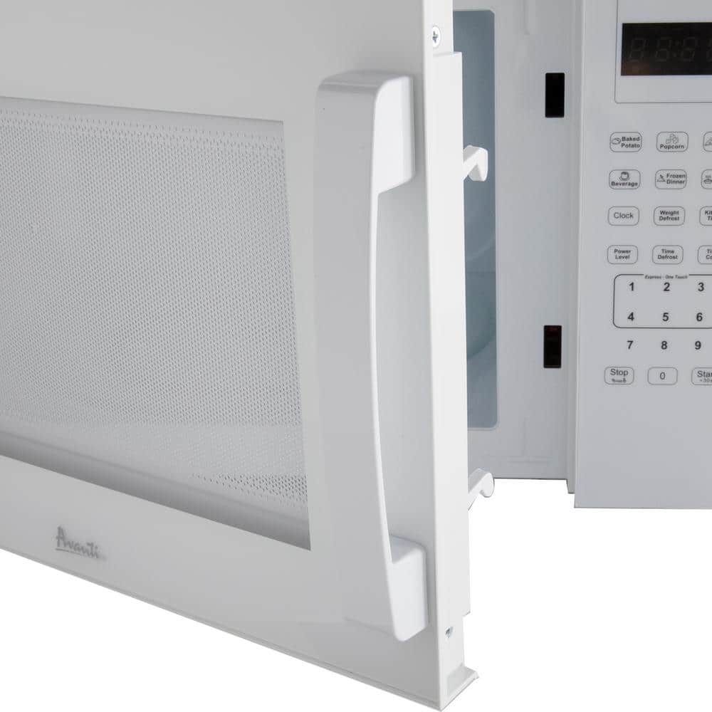 Avanti 1.5 cu ft White Countertop Microwave with Timer