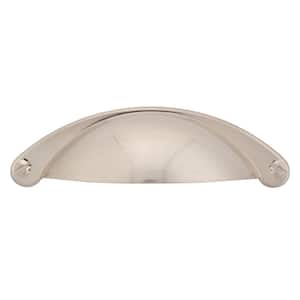 Sorbonne Collection 2 1/2 in. (64 mm) Brushed Nickel Traditional Cabinet Cup Pull