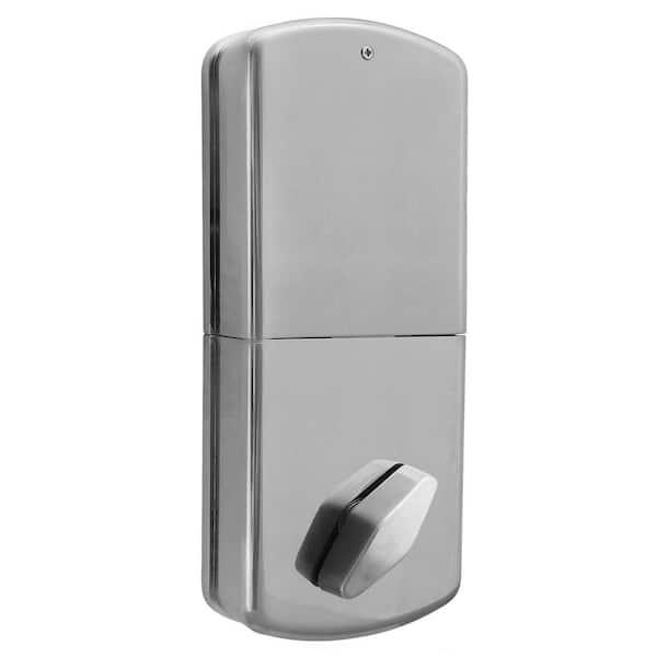 Milocks Satin Nickel Single Cylinder Electronic Touch Pad Deadbolt With Back Lit Keypad Df 02sn The Home Depot