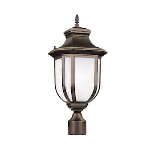 Childress 1-Light Antique Bronze Post Lantern