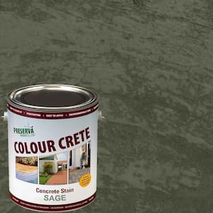 1 gal. Sage Semi-Transparent Water-Based Exterior Concrete Stain