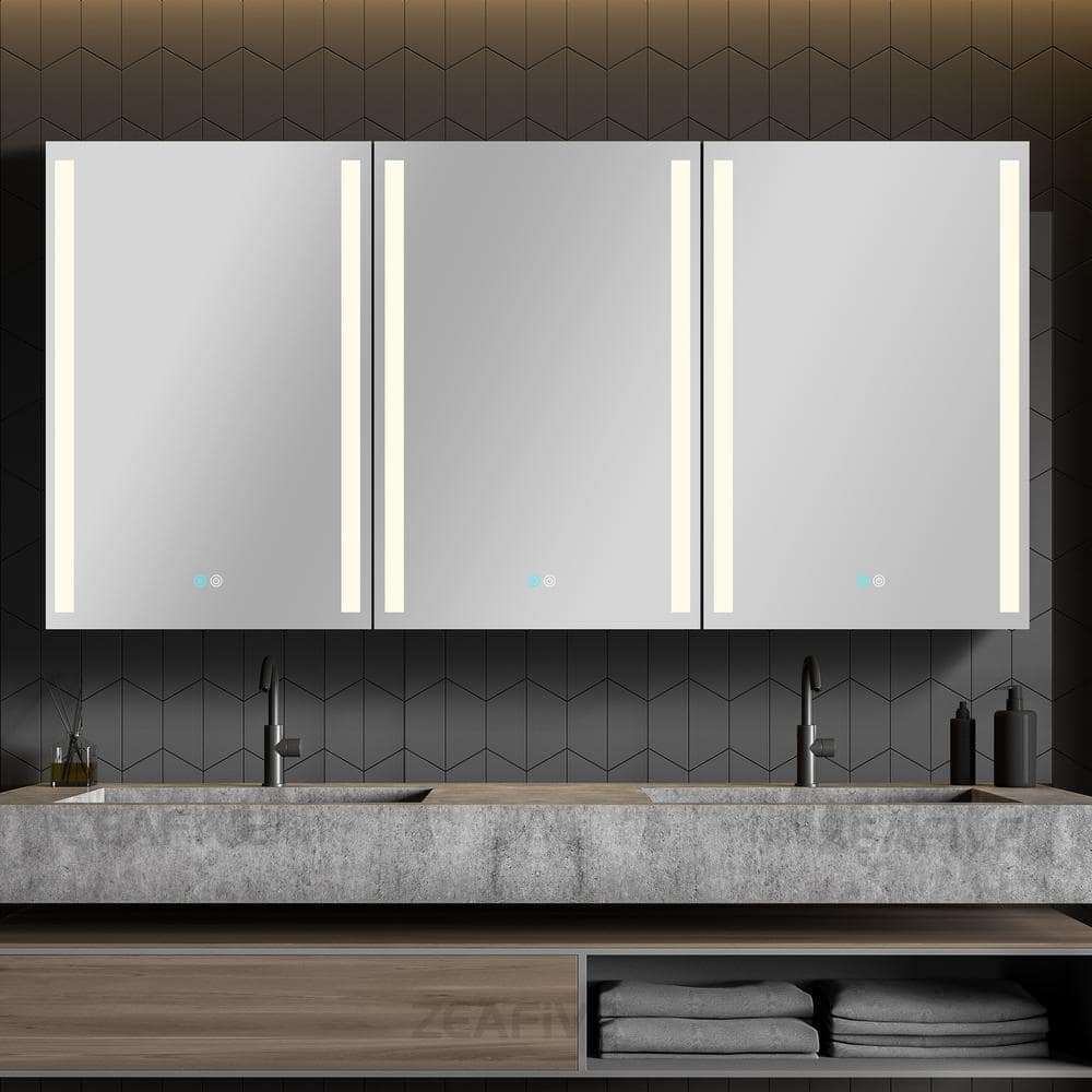 Zeafive 60 in. W x 30 in. H Rectangular Black Aluminum Surface 