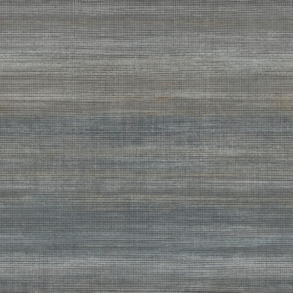 Unbranded Italian Design Blue Linen Effect Matte Finish Non-Pasted Vinyl on Non-Woven Wallpaper Sample