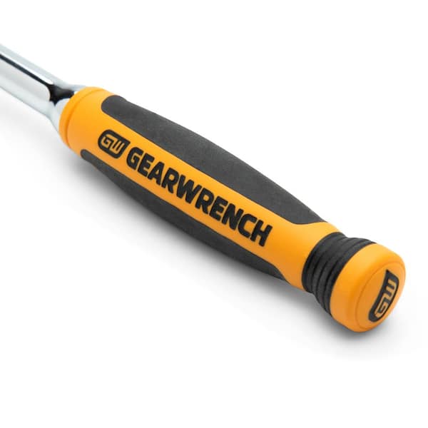 GEARWRENCH 1/2 in. Drive 90-Tooth Dual Material Flex Head Teardrop