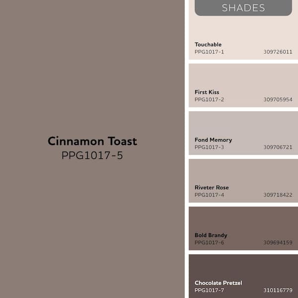 Glidden Premium 1-qt. PPG1017-5 Cinnamon Toast Satin Exterior