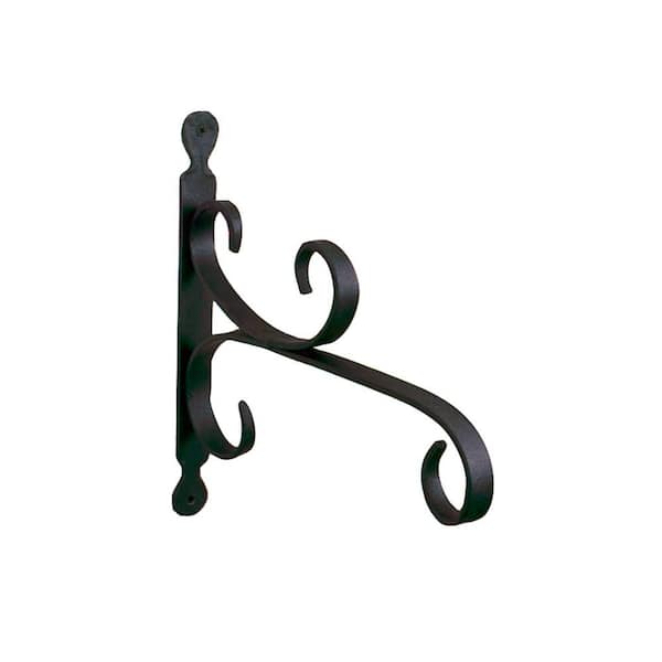 All Purpose Traditional Style Bracket, Small, 12 Inch Long, Black Powder Coat Finish