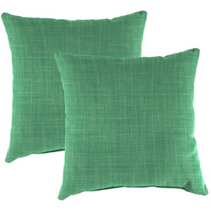 16 in. L x 16 in. W x 4 in. T Harlow Dill Outdoor Throw Pillow (2-Pack)