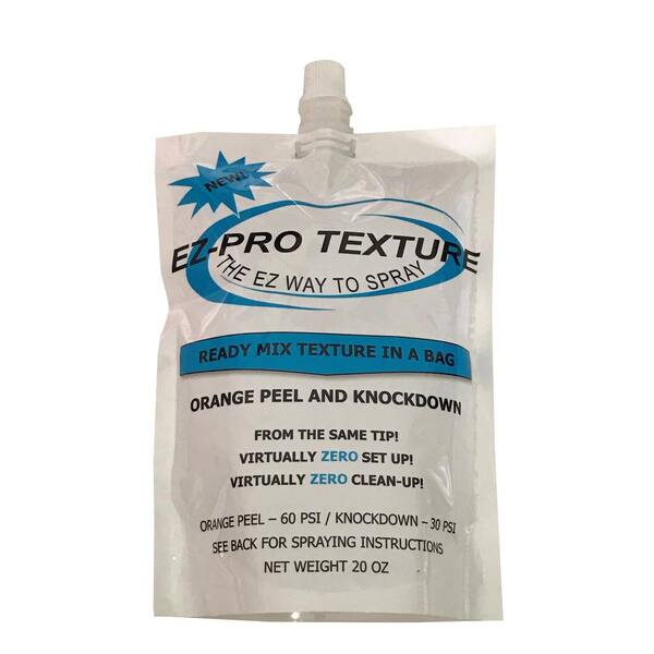 Ez Pro Texture Ready Mix 20 Oz Bag 2166 - Knockdown Wall Texture Home Depot
