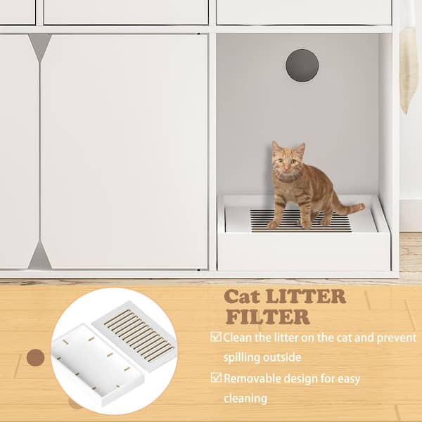 MyZoo Omega Enclosure Cat Litter Cabinet, Hidden Litter Catcher with  Foladable Litter Box, 1 Count - Harris Teeter