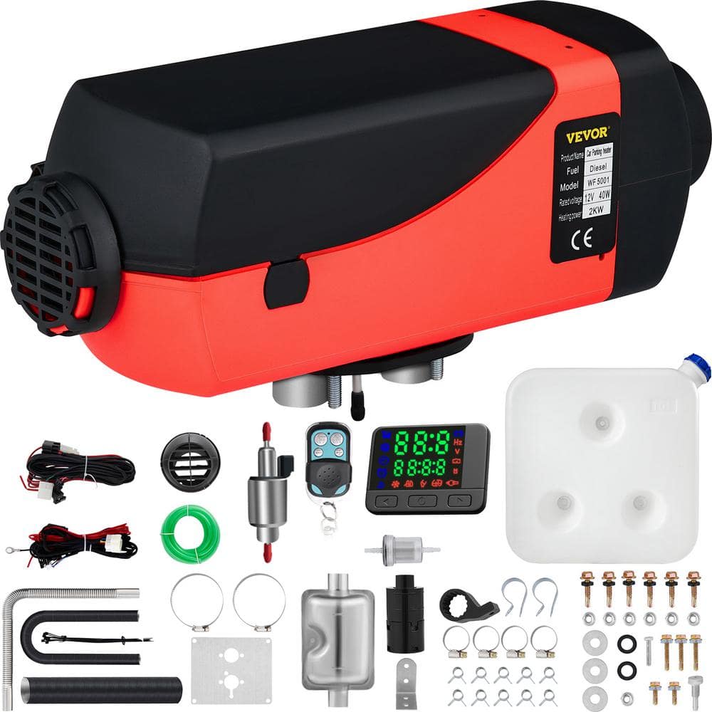 Diesel Air Heater Set 12V/24V 8KW Atonomous Car Parking Heater Kit