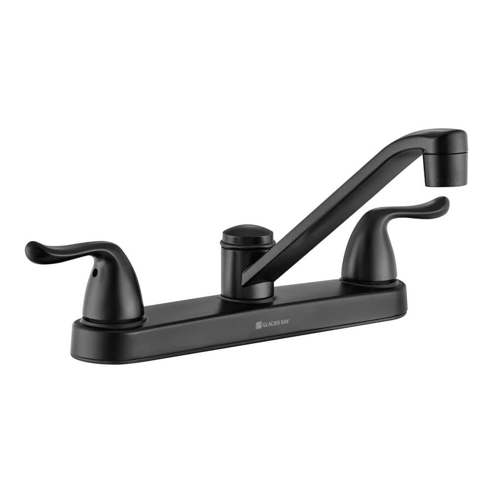 Glacier Bay Constructor DoubleHandle Standard Kitchen Faucet in Matte