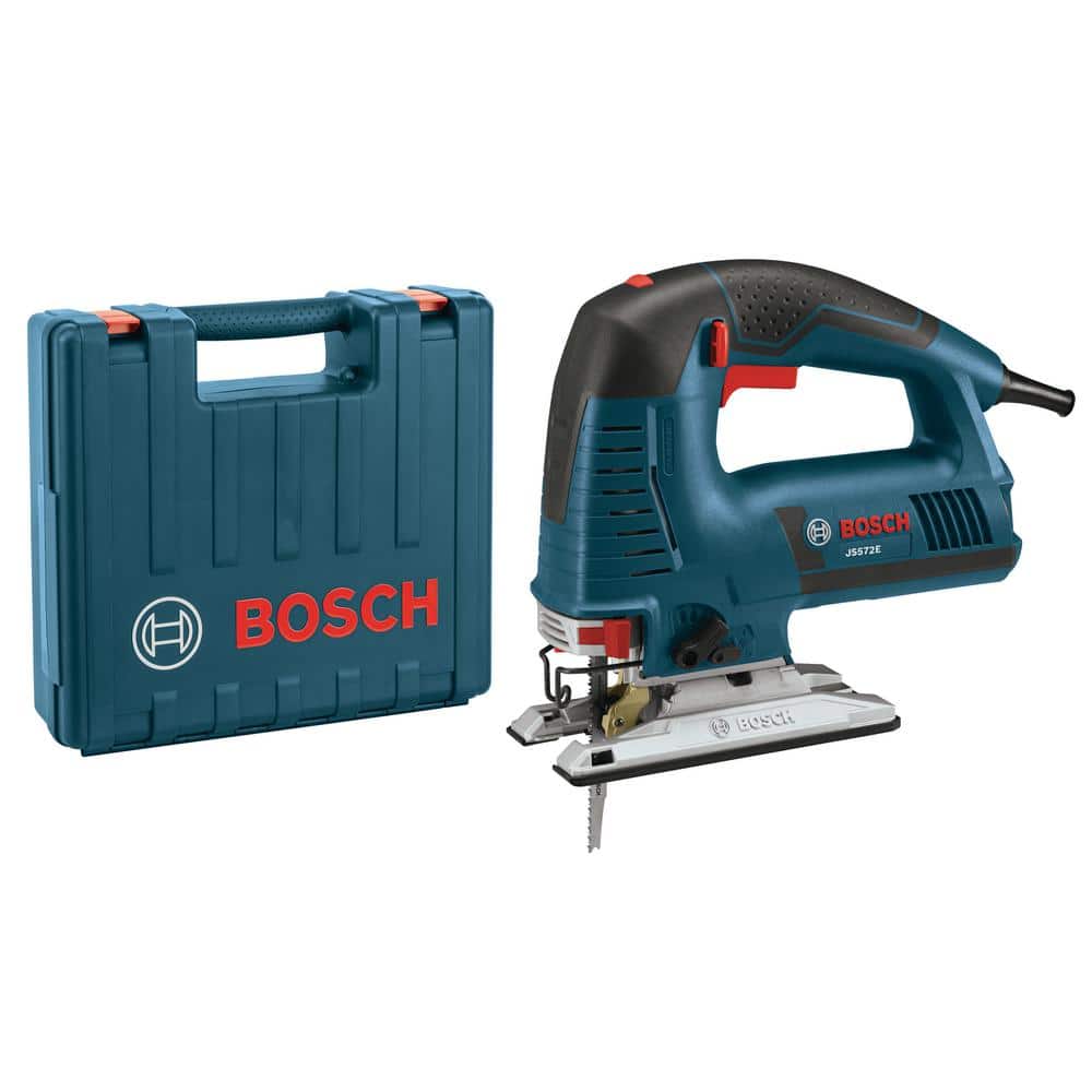 Bosch 7.2 Amp Corded Variable Speed Top-Handle Jig Saw Kit with Assorted  Blades and Carrying Case JS572EK - The Home Depot