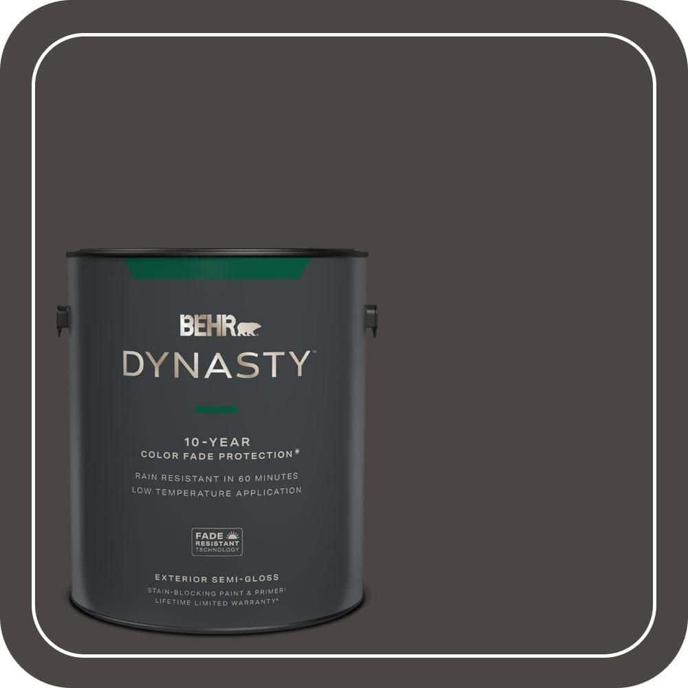 1 gal. #T16-01 Black Pearl Semi-Gloss Exterior Stain-Blocking Paint & Primer price history on PriceWatchPro