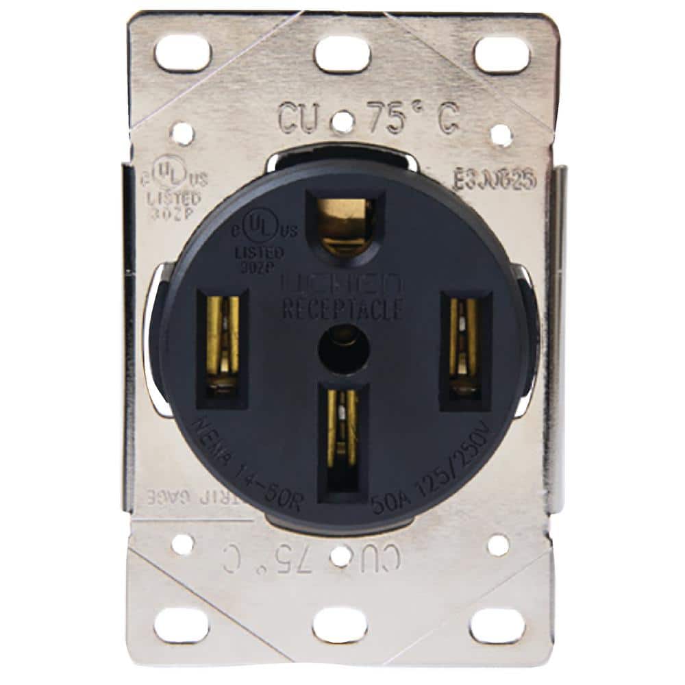 ParkPower 50 Amp RV Receptacle 50ARVREC The Home Depot