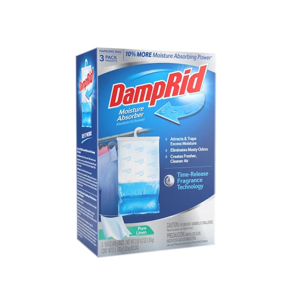 DampRid 15.4 oz. Hanging Bag Moisture Absorber Pure Linen