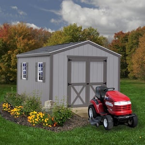 Elm 10 ft. x 16 ft. Wood Storage Shed Kit with Floor